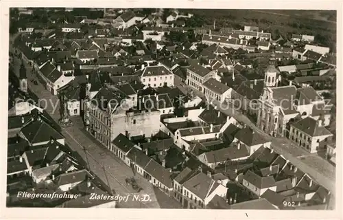 AK / Ansichtskarte Zistersdorf Fliegeraufnahme Kat. Zistersdorf