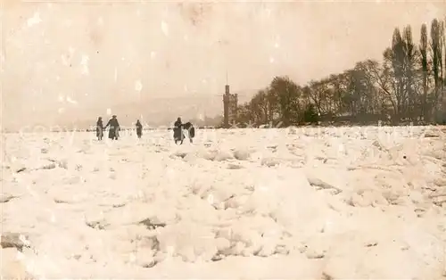 AK / Ansichtskarte Bingen Rhein Eisschollen  Kat. Bingen am Rhein