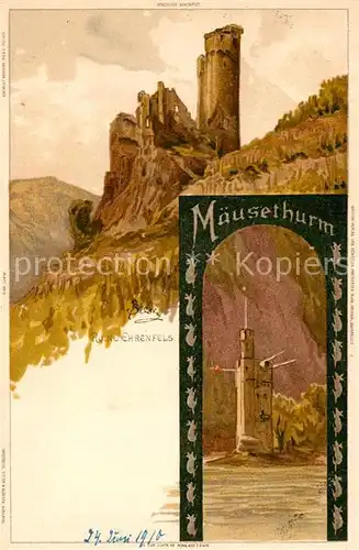 AK / Ansichtskarte Bingen Rhein Maeuseturm Kat. Bingen am Rhein