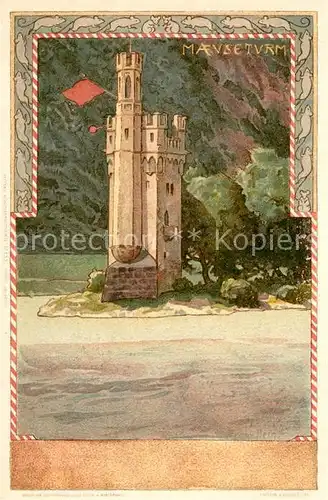 AK / Ansichtskarte Bingen Rhein Maeuseturm Kat. Bingen am Rhein