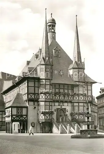 AK / Ansichtskarte Wernigerode Harz Rathaus Kat. Wernigerode