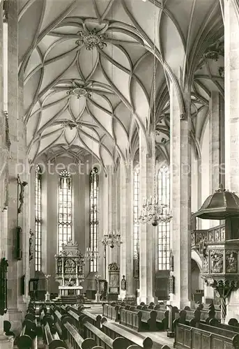 AK / Ansichtskarte Annaberg Buchholz Erzgebirge Stadtkirche St Annen Altar Kat. Annaberg