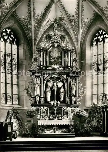 AK / Ansichtskarte Schleiz Bergkirche innen Kat. Schleiz