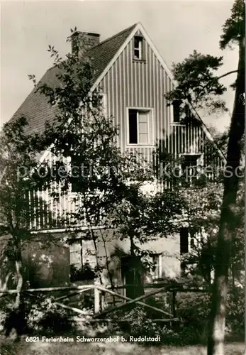 AK / Ansichtskarte Rudolstadt Ferienheim Schwarzenshof Kat. Rudolstadt