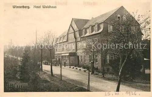 AK / Ansichtskarte Winterberg Hochsauerland Hotel Waldhaus Kat. Winterberg