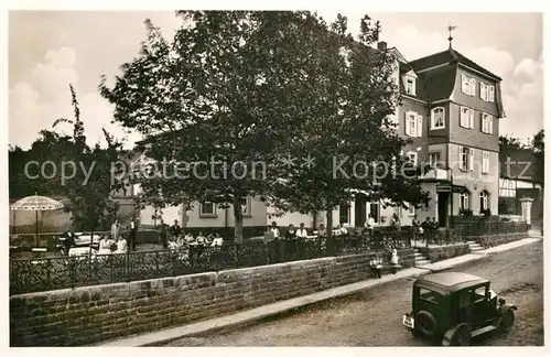 AK / Ansichtskarte Waldkatzenbach Gasthof Fremdenheim zum Katzenbuckel Kat. Waldbrunn