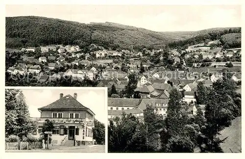 AK / Ansichtskarte Zell Odenwald Cafe Konditorei Orth Kat. Bad Koenig