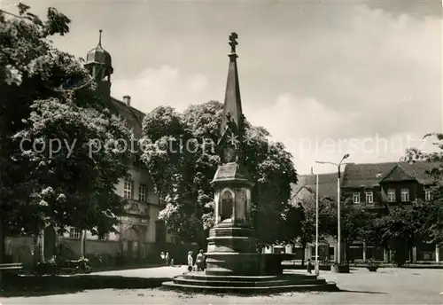 AK / Ansichtskarte Bad Schmiedeberg Rathaus Denkmal Kat. Bad Schmiedeberg Duebener Heide