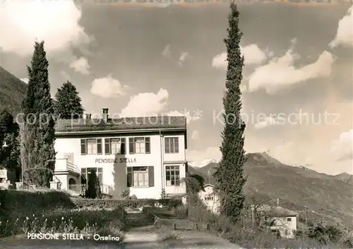 AK / Ansichtskarte Orselina Locarno Lago Maggiore Pensione Stella