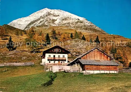 AK / Ansichtskarte Stuls Egger Grub Alm Passeier Restaurant Jausenstation Kat. Stuls