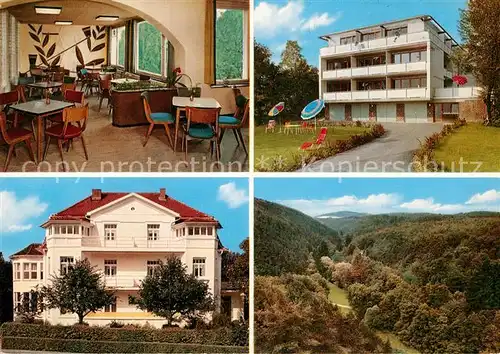 AK / Ansichtskarte Bad Wildungen Sanatorium Edelhoff Landschaftspanorama Kat. Bad Wildungen