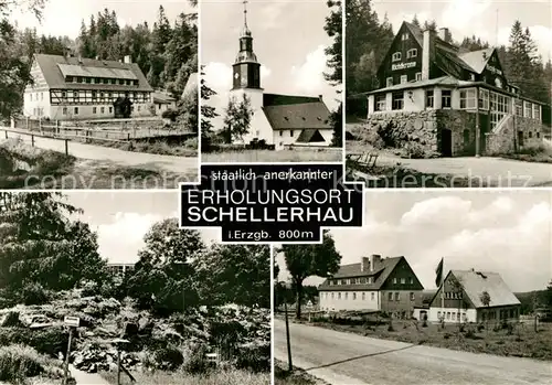 AK / Ansichtskarte Schellerhau Ortspartien Kirche Kat. Altenberg