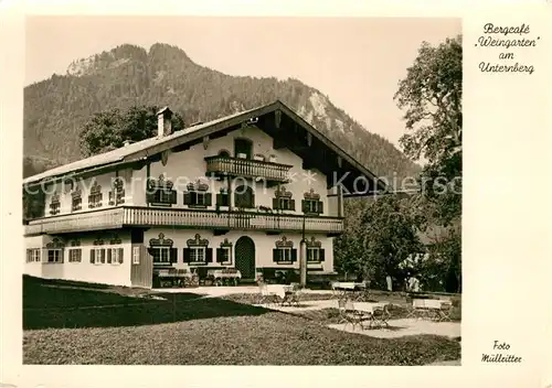 AK / Ansichtskarte Unternberg Kuenzing Bergcafe Weingarten Kat. Kuenzing