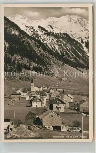 AK / Ansichtskarte Hinterstein Bad Hindelang Teilansicht 