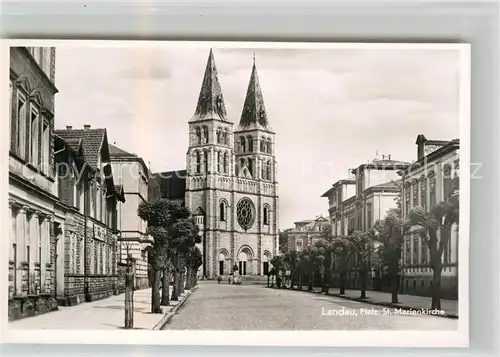 AK / Ansichtskarte Landau Pfalz Sankt Marienkirche Kat. Landau in der Pfalz