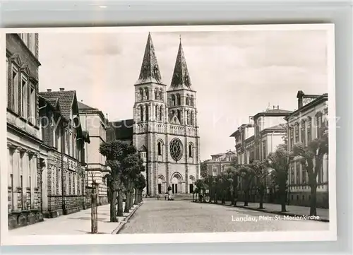 AK / Ansichtskarte Landau Pfalz Sankt Marienstrasse  Kat. Landau in der Pfalz