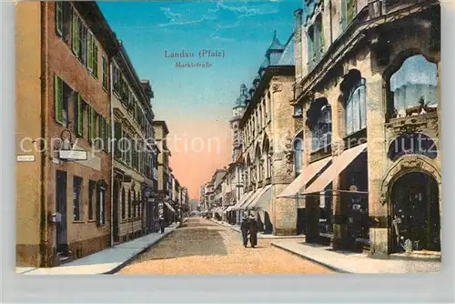 AK / Ansichtskarte Landau Pfalz Marktstrasse Kat. Landau in der Pfalz