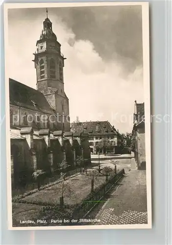 AK / Ansichtskarte Landau Pfalz Stiftskirche  Kat. Landau in der Pfalz