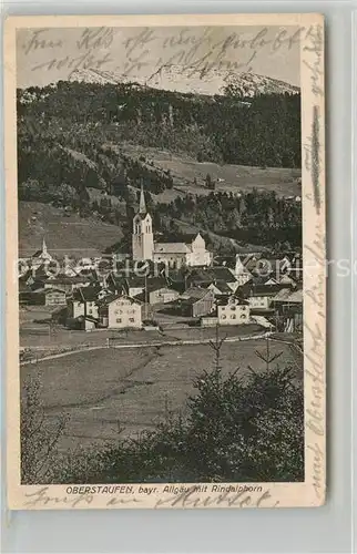 AK / Ansichtskarte Oberstaufen Teilansicht  Kat. Oberstaufen