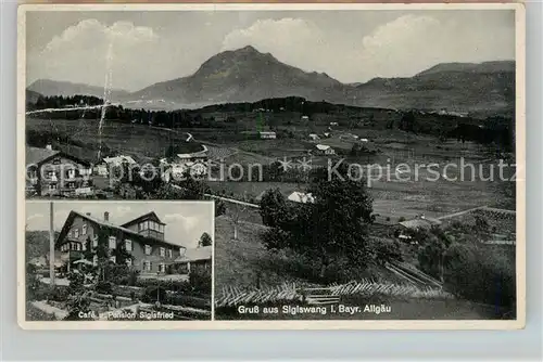 AK / Ansichtskarte Sigiswang Panorama Gasthof Sigisfried Kat. Ofterschwang