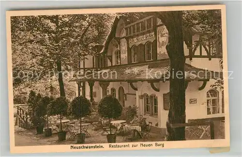 AK / Ansichtskarte Hohenschwangau Restaurant zur Neuen Burg Kat. Schwangau