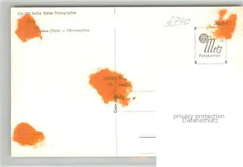 AK / Ansichtskarte Landau Pfalz Obertorplatz Kat. Landau in der Pfalz