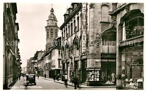 AK / Ansichtskarte Landau Pfalz Marktstrasse Kat. Landau in der Pfalz