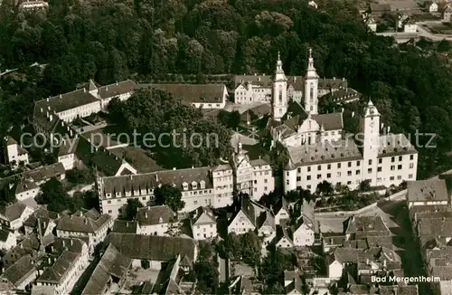 AK / Ansichtskarte Bad Mergentheim Altstadt Schloss Kirche Fliegeraufnahme Kat. Bad Mergentheim