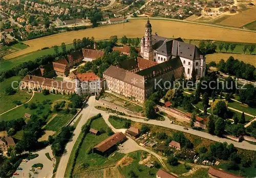 AK / Ansichtskarte Neresheim Fliegeraufnahme Abtei Kat. Neresheim