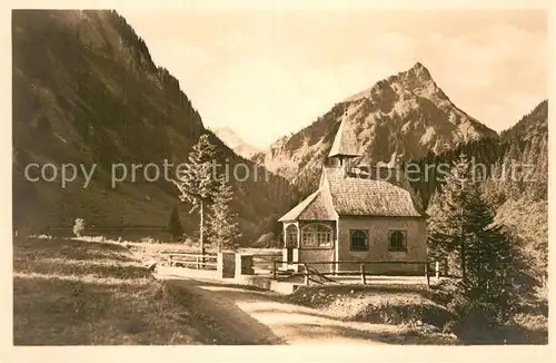 AK / Ansichtskarte Hinterstein Bad Hindelang Hubertuskapelle