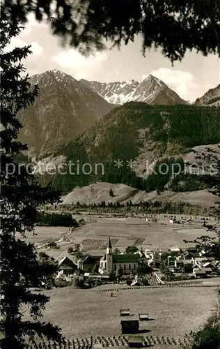 AK / Ansichtskarte Hindelang Teilansicht Breitenberg Rotspitze Kat. Bad Hindelang