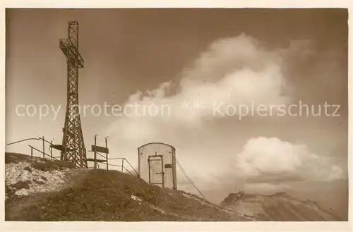 AK / Ansichtskarte Oberstaufen Gipfel des Hochgrat Kat. Oberstaufen