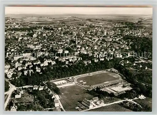 AK / Ansichtskarte Landau Pfalz Fliegeraufnahme Sportplatz Kat. Landau in der Pfalz