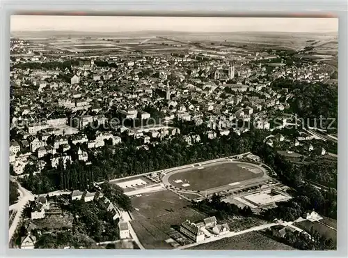 AK / Ansichtskarte Landau Pfalz Fliegeraufnahme Sportplatz Kat. Landau in der Pfalz