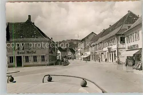 AK / Ansichtskarte Bad Bergzabern Hotel Roessel Kat. Bad Bergzabern