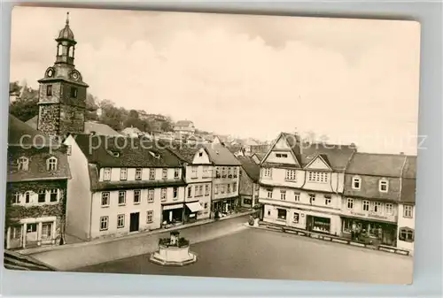 AK / Ansichtskarte Bad Blankenburg Marktpatz Brunnen Kat. Bad Blankenburg