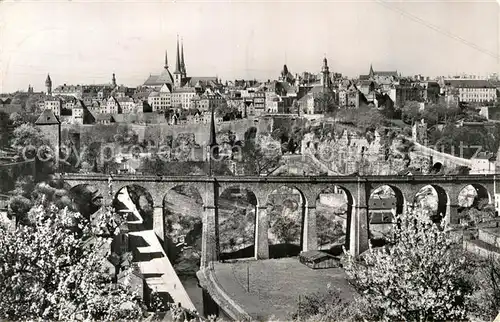 AK / Ansichtskarte Luxembourg Luxemburg Panorama Viaduc Kat. Luxembourg