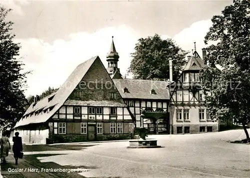 AK / Ansichtskarte Goslar Frankenberger Plan Kat. Goslar