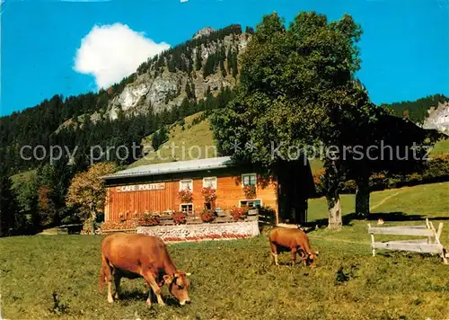 AK / Ansichtskarte Bad Hindelang Cafe Polite Kuehe Kat. Bad Hindelang