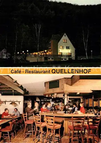 AK / Ansichtskarte Hoexter Weser Cafe Restaurant Quellenhof Kat. Hoexter