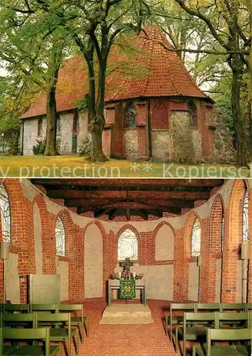 AK / Ansichtskarte Bispingen alte Feldsteinkirche  Kat. Bispingen Lueneburger Heide