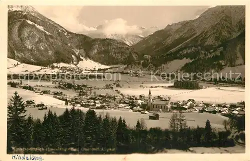 AK / Ansichtskarte Hindelang Panorama  Kat. Bad Hindelang