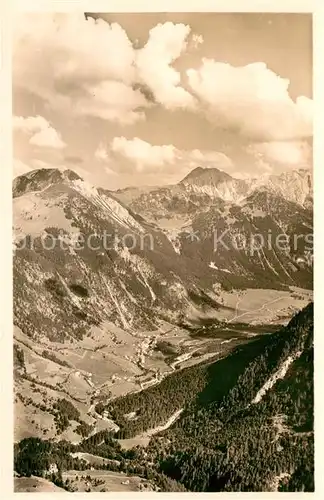 AK / Ansichtskarte Hindelang Panorama Hintersteinertal Kat. Bad Hindelang