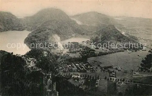 AK / Ansichtskarte Hohenschwangau Blick vom Tegelberg Schloss Neuschwanstein  Kat. Schwangau