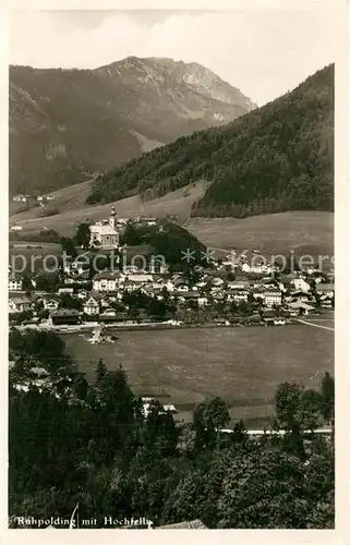 AK / Ansichtskarte Ruhpolding Panorama mit Hochfelln Kat. Ruhpolding