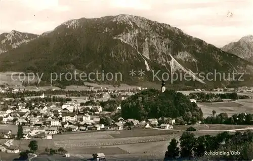 AK / Ansichtskarte Ruhpolding Gesamtansicht mit Rauschberg Kat. Ruhpolding