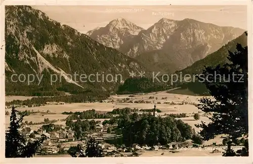 AK / Ansichtskarte Ruhpolding Teilansicht  Kat. Ruhpolding