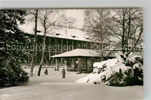 AK / Ansichtskarte Orb Bad Gradierwerk Winter Lesehalle Kat. Bad Orb