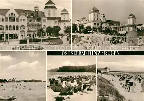 AK / Ansichtskarte Binz Ruegen Strandpromenade Kurhaus am Strand Kat. Binz