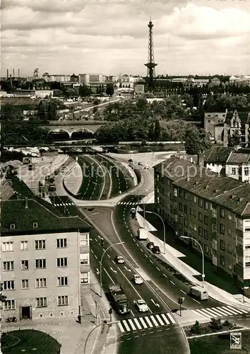 AK / Ansichtskarte Berlin Stadt Autobahn Halenseestrasse Funkturm Kat. Berlin